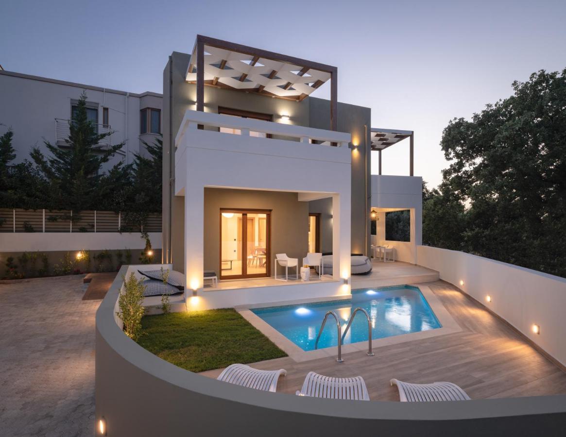 De Light Boutique Villas I II & III - Close To Rethymno, By Thinkvilla Atsipopoulo Екстер'єр фото